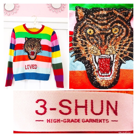 ladies tiger jumper